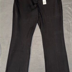 Express Women's Black EDITOR pants, Barely boot, low rise stretch 8S NWT